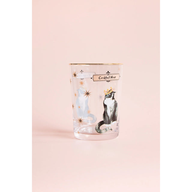 Pussycat Cocktail Hour Hi Ball Glass