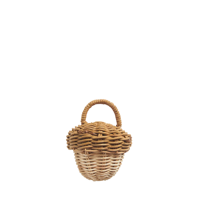 Rattan Acorn Rattle