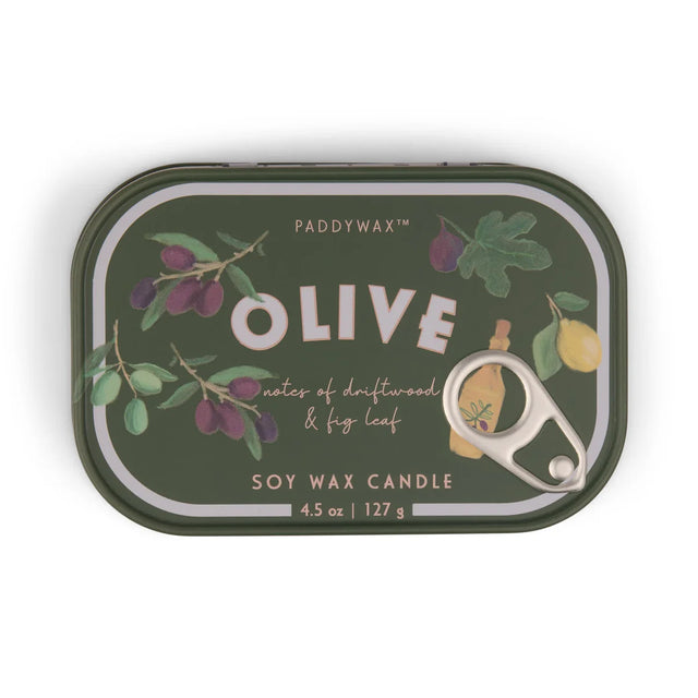 Fig & Olive Bistro Tin Candle
