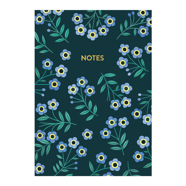 Forget-Me-Not A5 Lined Notebook
