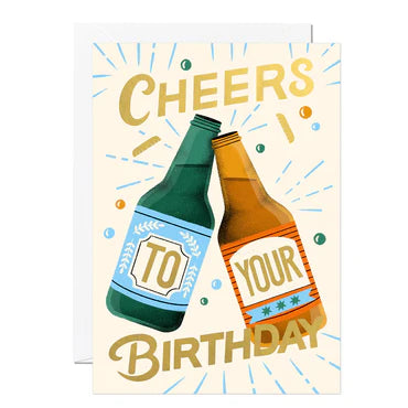 Cheers Beers Birthday Card