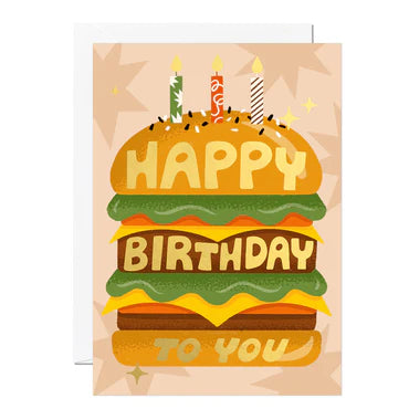 Birthday Burger Card