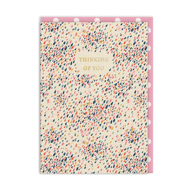 Raindrops Thinking of You Card