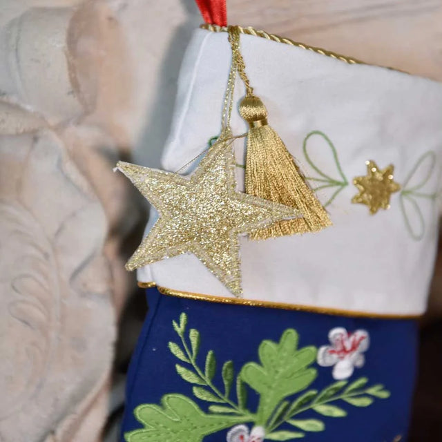 Enchanted Forest Embroidered Stocking
