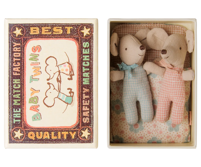 Matchbox Baby Mice Twins (Checker)