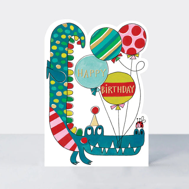Birthday Crocodile Card
