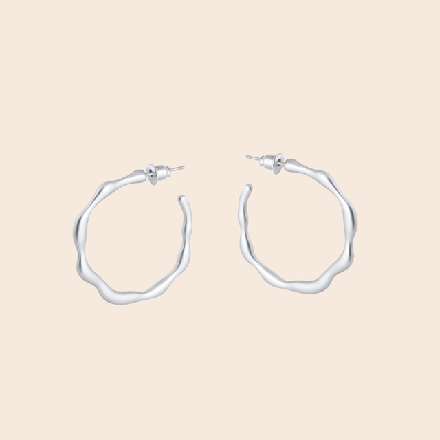 Martina Branch Hoop Earrings