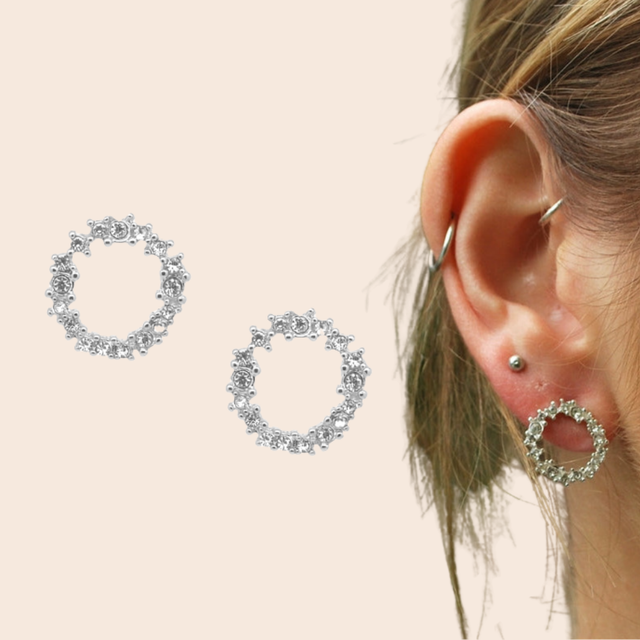 Crystal Cluster Earrings