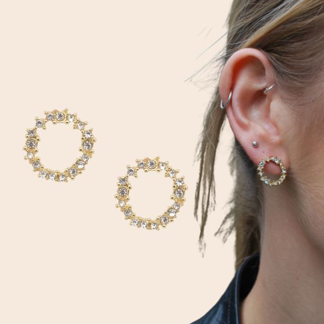 Crystal Cluster Earrings