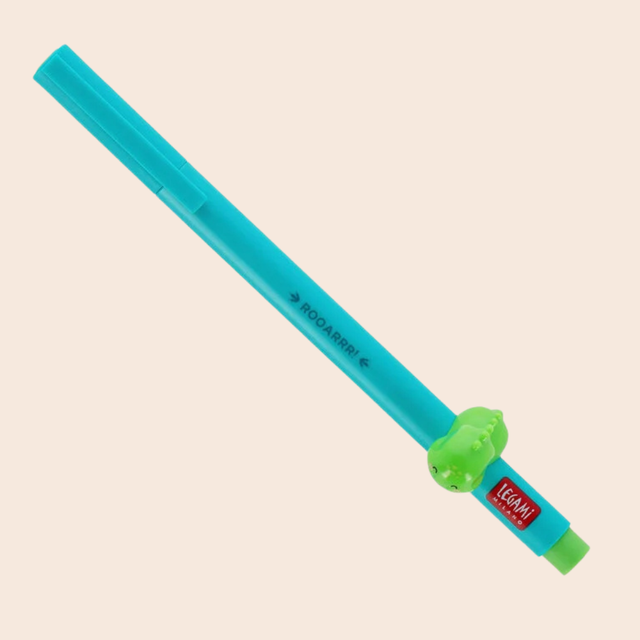 Dino Green Gel Pen