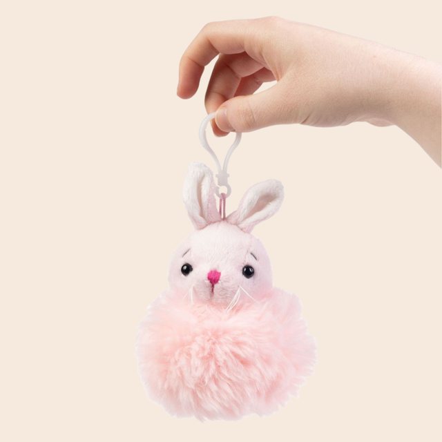 Pom Pom Bunny Bag Clip