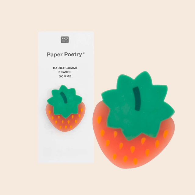 Mini Strawberry Eraser