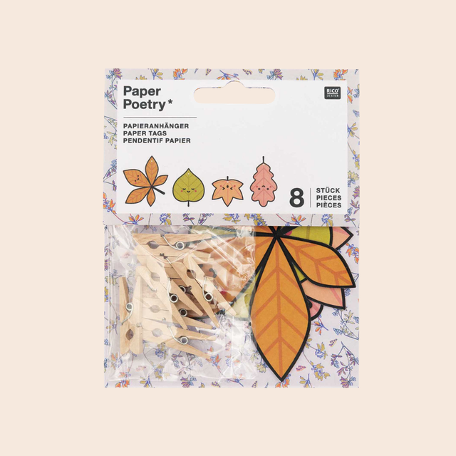 Autumn Leaves Paper Tags