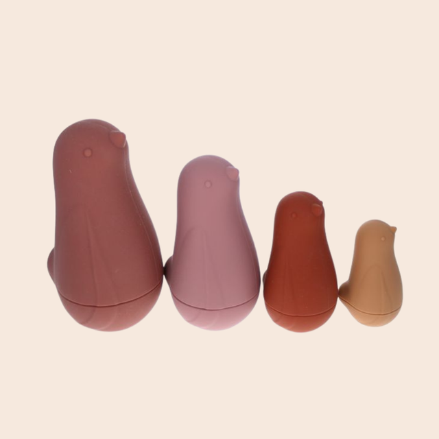 Silicone Stacking Birds