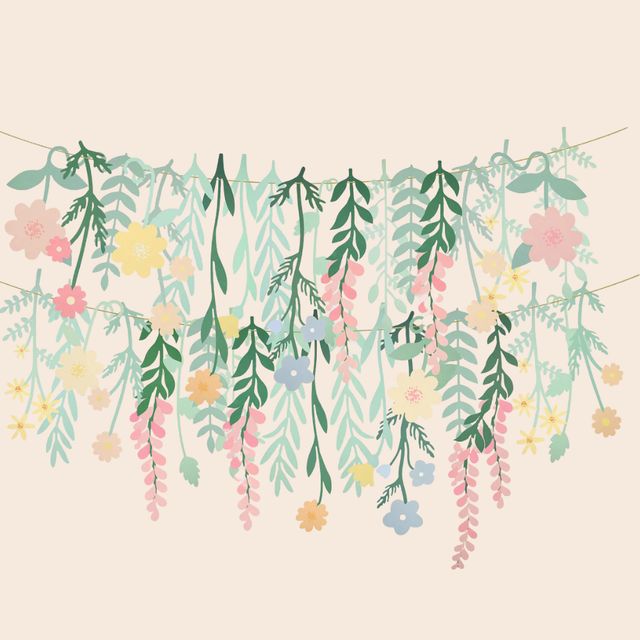 Floral Paper Backdrop