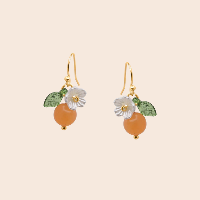 Dangly Fruit Drop Earrings