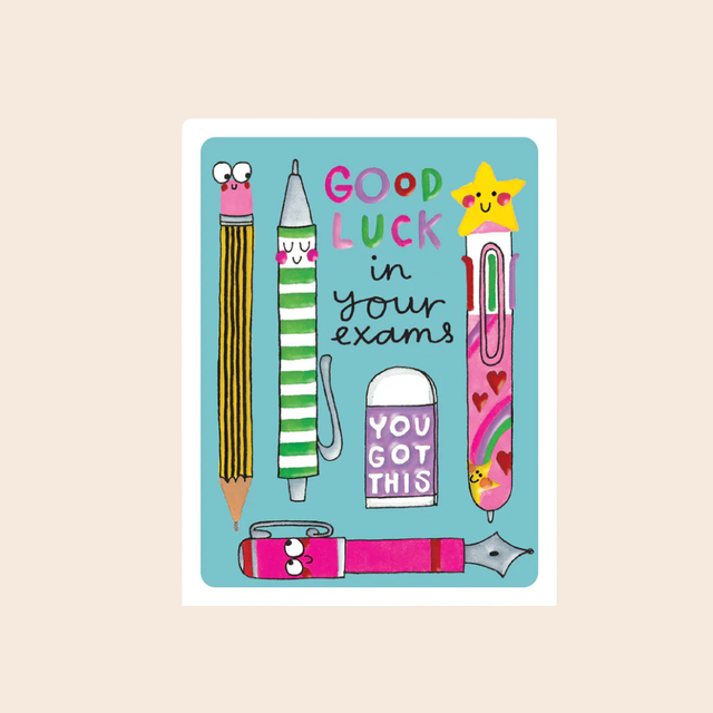 Good Luck in your Exams Card