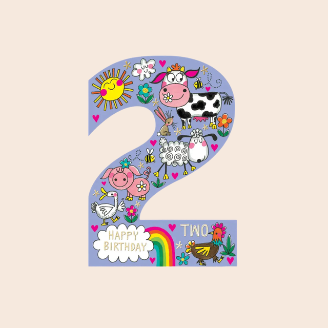 Age 2 Farm Yard Card