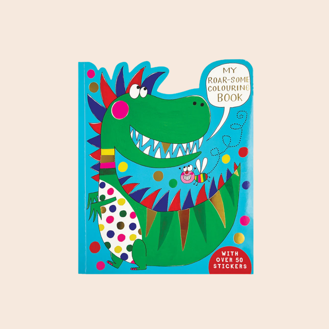 Dinosaur Colouring Book with Stickers