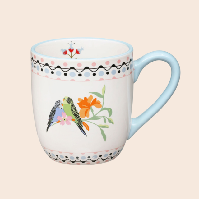 Budgie Breakfast Mug