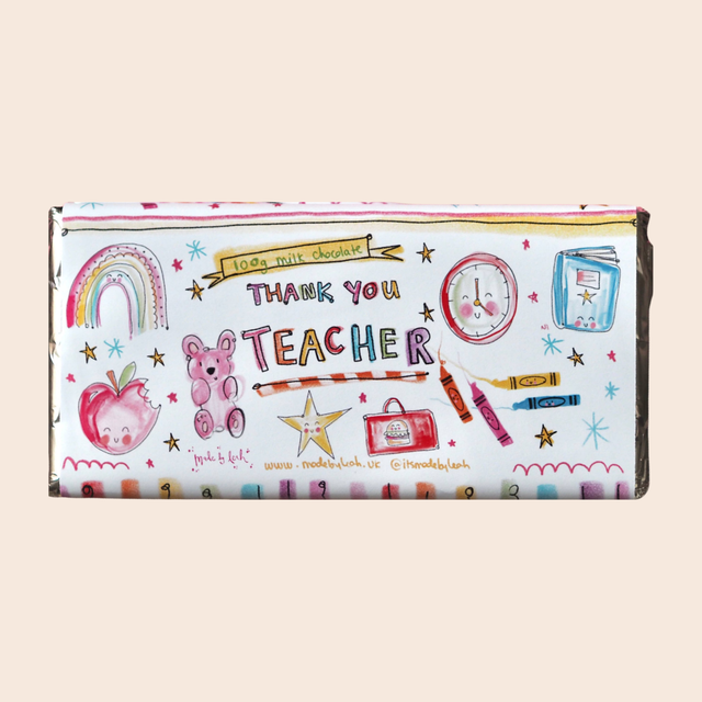 Thank You Teacher Milk Chocolate Bar