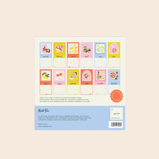 2027 Buon Appetito Wall Calendar
