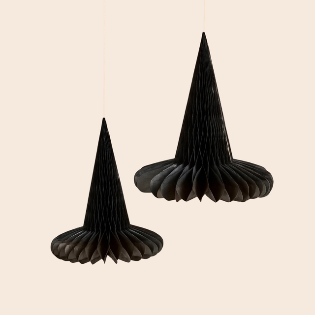 Witch Hat Honeycomb Decorations