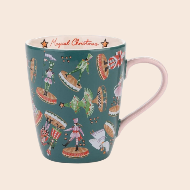 Teal Nutcracker Mug
