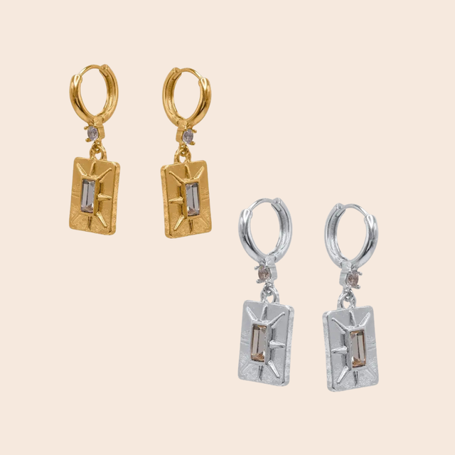 Symbols of Power Gate Petite Earrings