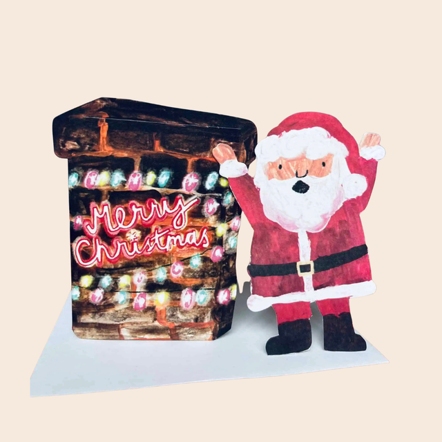 Santa Chimney Card