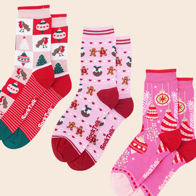 Women's Festive Bamboo Socks
