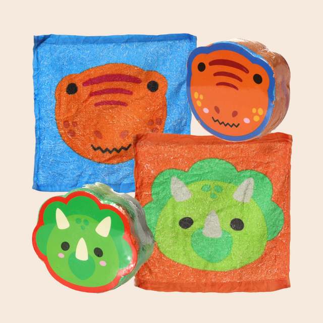 Dinosaurs Compressed Travel Towel