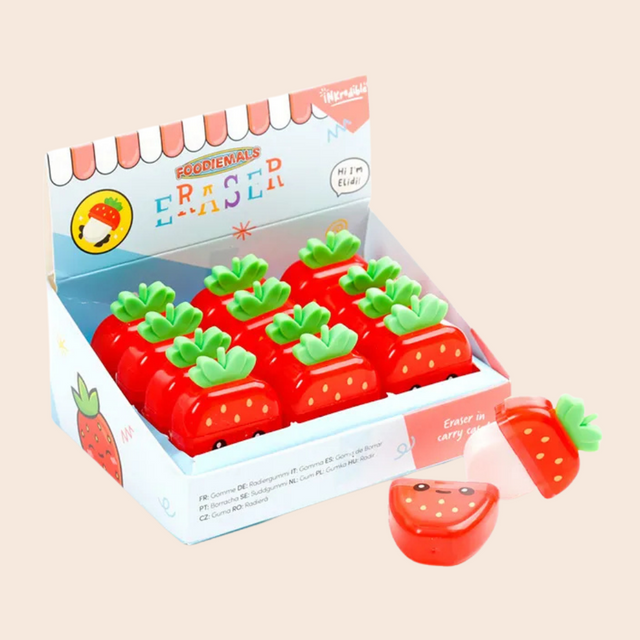 Shaped Strawberry Eraser