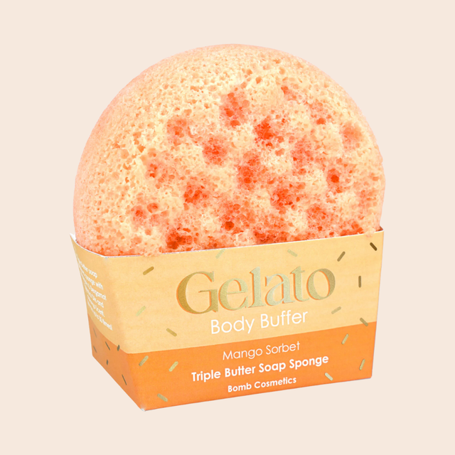 Mango Sorbet Body Buffer Sponge