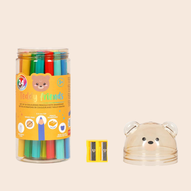 Teddy Friends Colouring Pencils