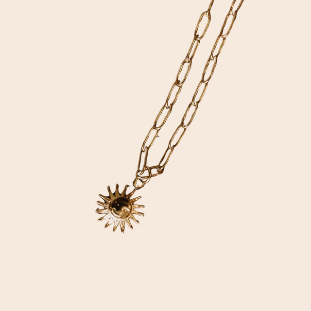 Sun Charm Necklace