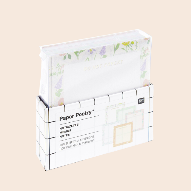 Flower Frame Memo Notes Box