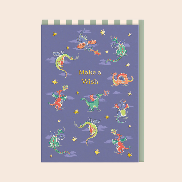 Make a Wish Dragons Card