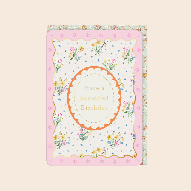 Spring Posies Birthday Card