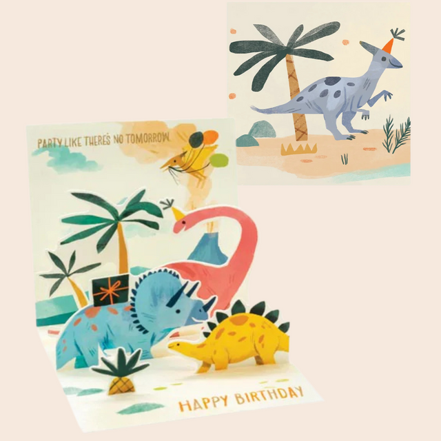 Dinosaur Pop Up Birthday Card