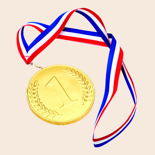 XL Milk Chocolate No.1 Medal