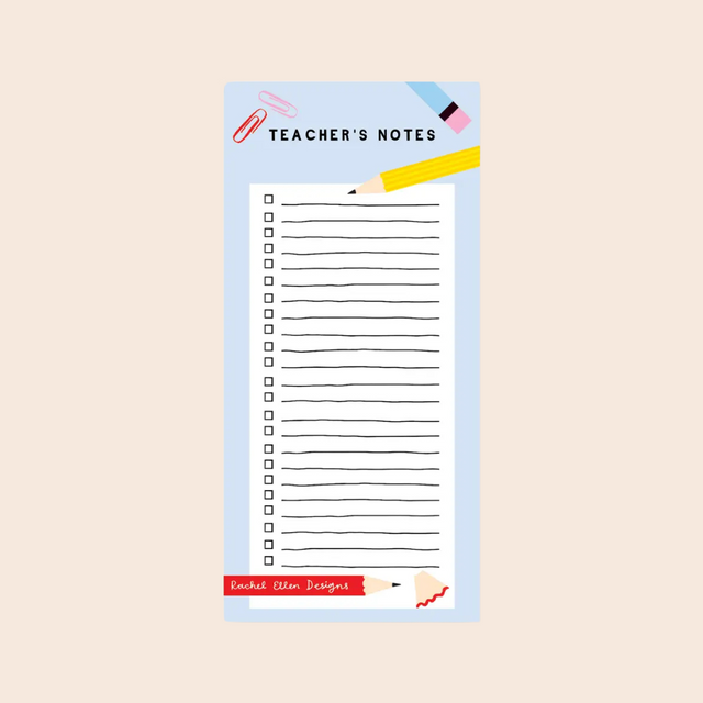 Teacher List Pad