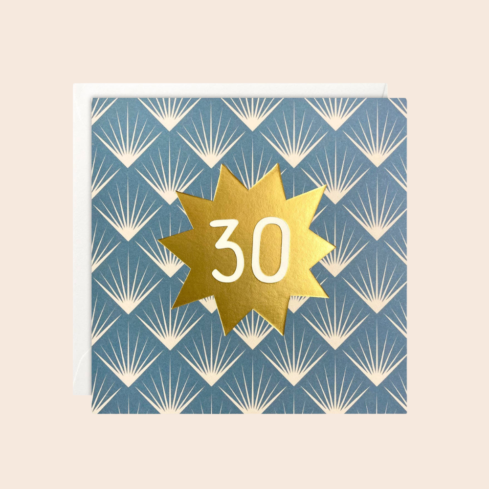 Age 30 Deco Card