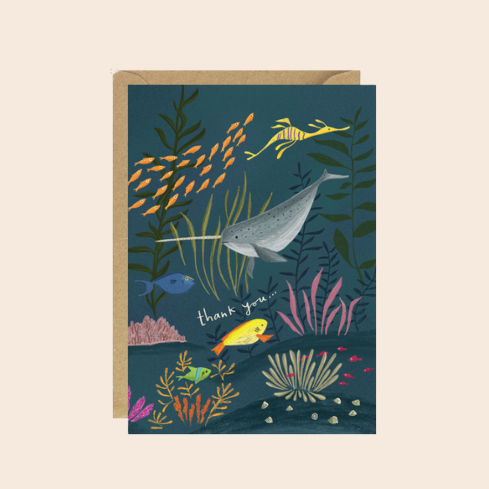 Under The Sea Thank You Card