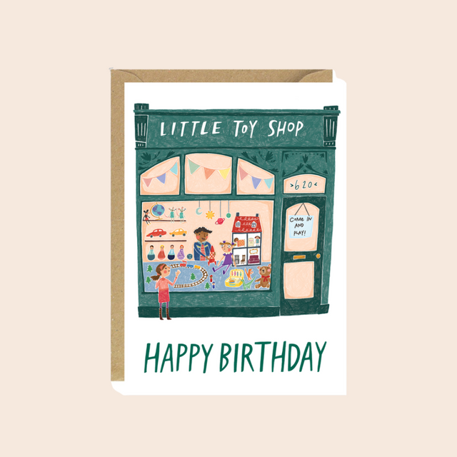 Birthday Toy Shop Card