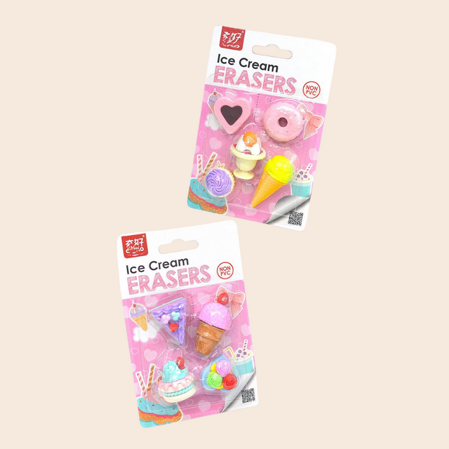 Sweet Dessert Erasers