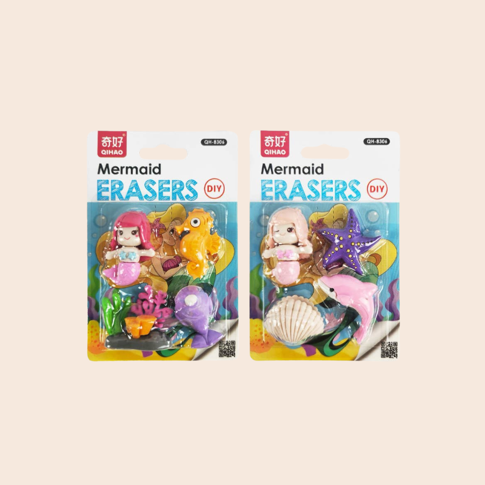 Mermaid Paradise Erasers