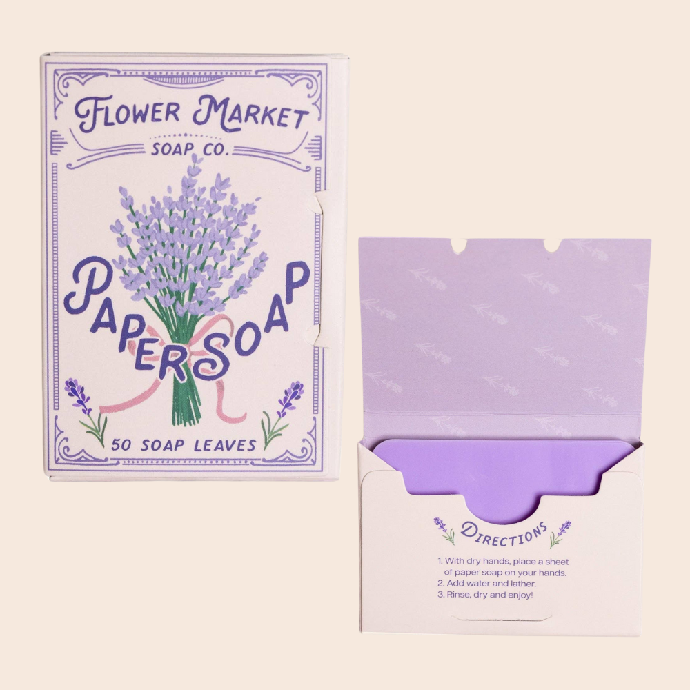 Lavender Paper Soap