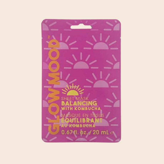 Balancing Sheet Mask with Kombucha