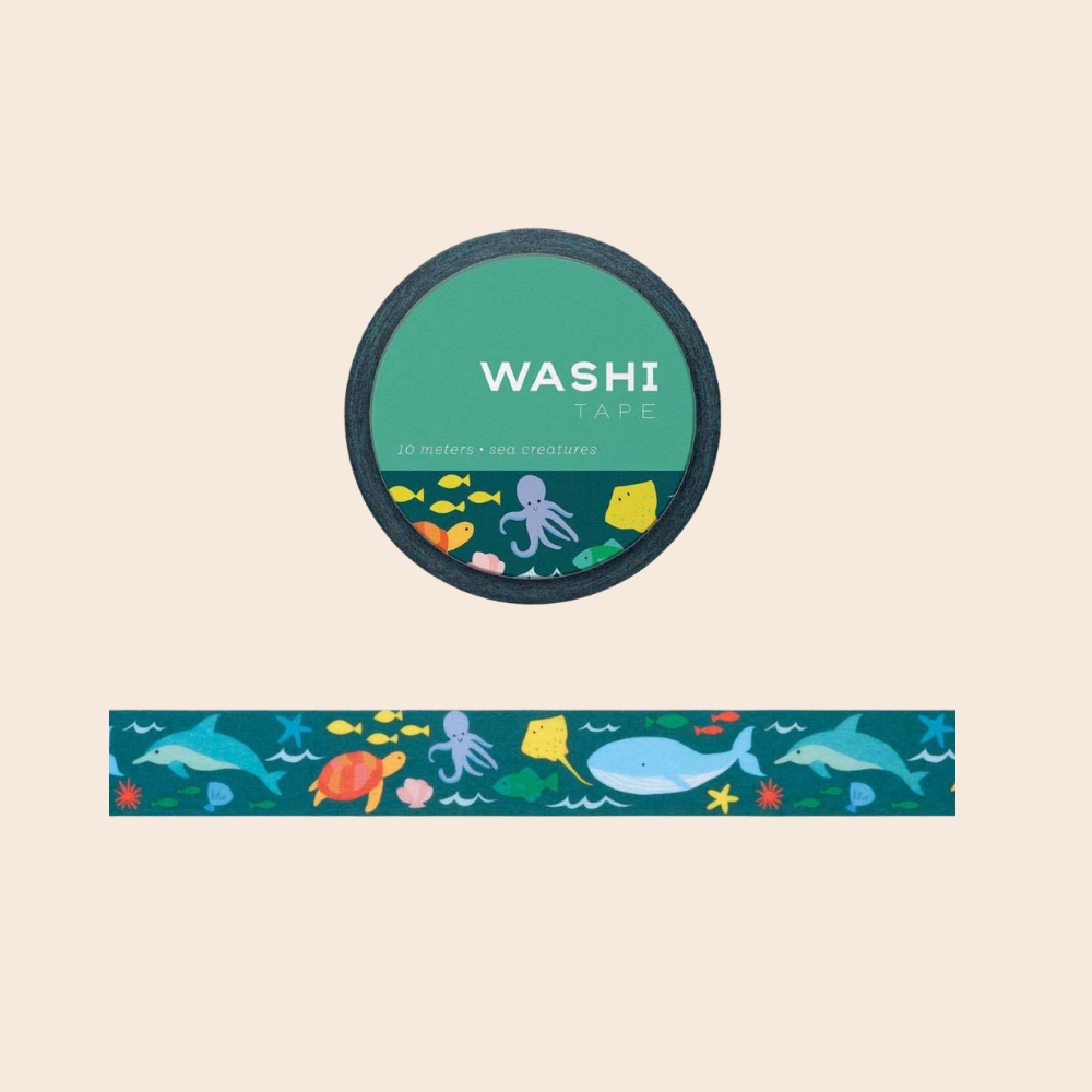 Sea Creatures Washi Tape